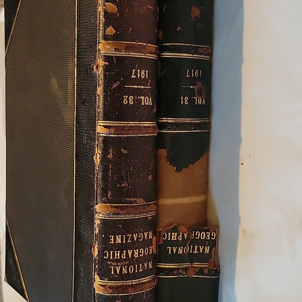 1917 National Geographic Volume 31 & 32 (January-December)